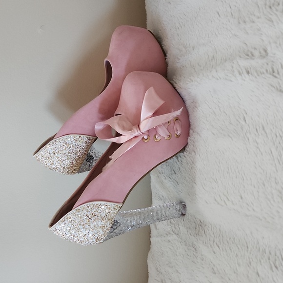 Weiyali pink shoes with bow - Picture 6 of 7